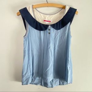 Eley Kishimoto EK JAM FACTORY Anthropologie Silk Top